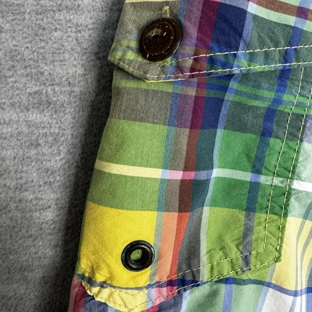 Polo Ralph Lauren Swim Shorts Men 32 Yellow Swim Trunks Board Cargo Cotton Nylon